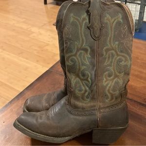 Women’s Justin Western Boots. Size 6.5A